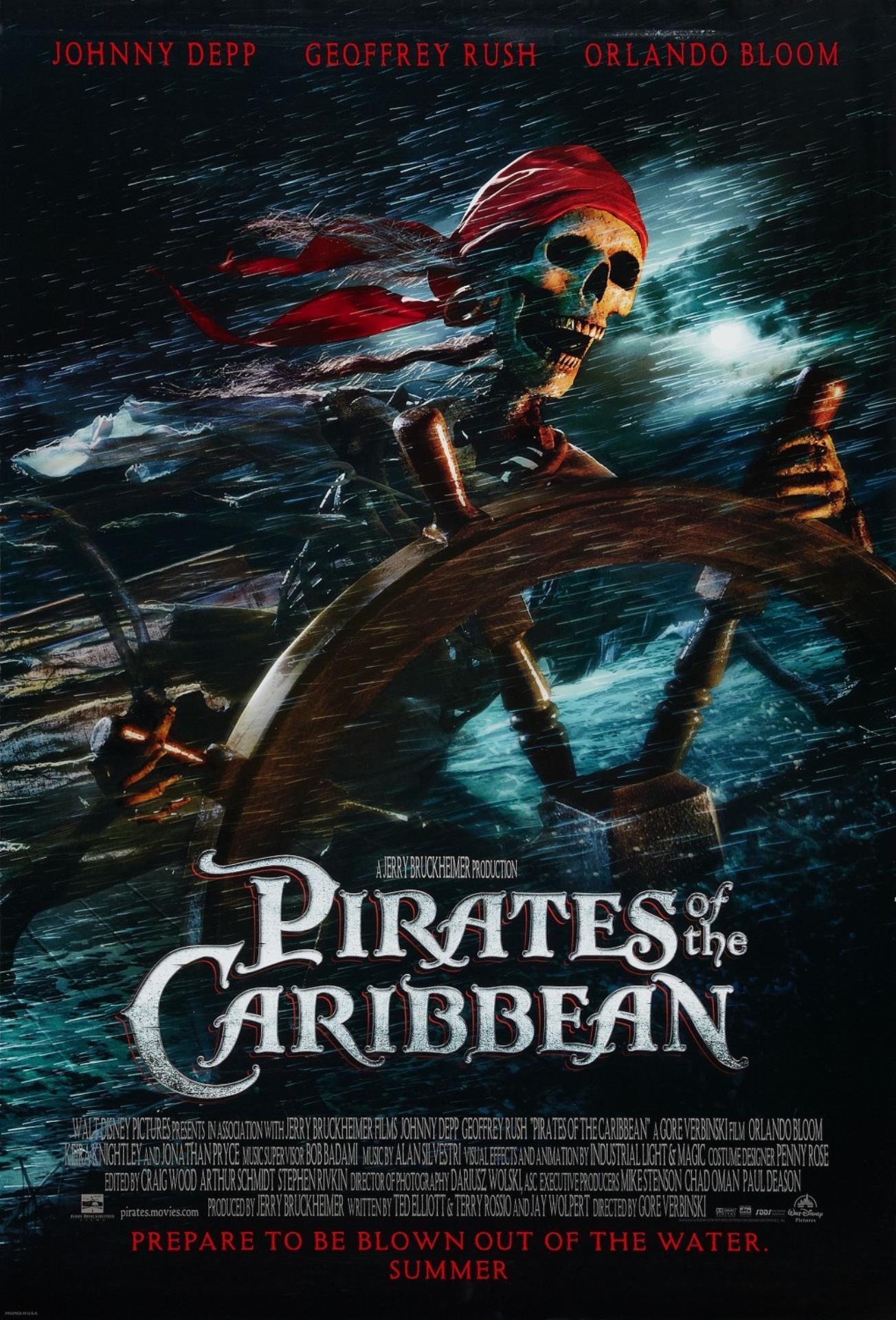 Pirates of the Caribbean: Curse of the Black Pearl poster