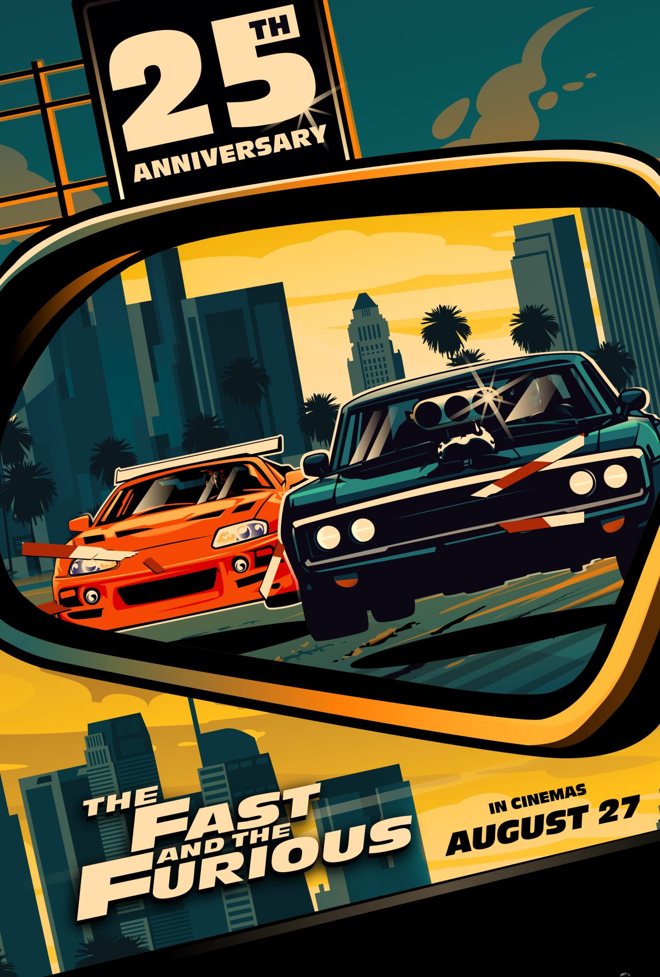 The Fast and the Furious - 25th Anniversary poster